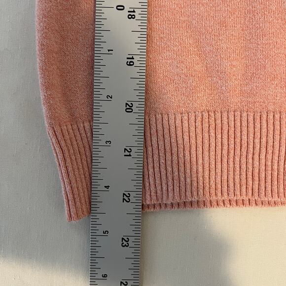 Rue21 Raglan Sleeve Striped Sweater Women's Small Y2K Pink Cream Scoopneck - Picture 6 of 7